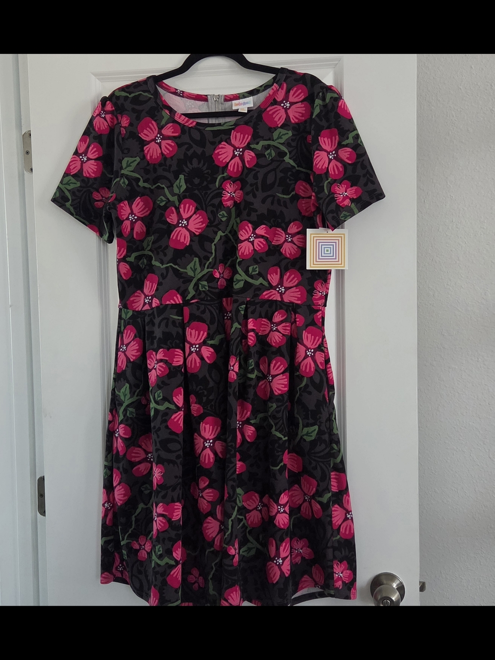 New Nwt Lularoe Amelia Dress 3x 3xl Hawaiian Tropical